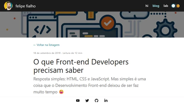 O que Front-end Developers precisam saber