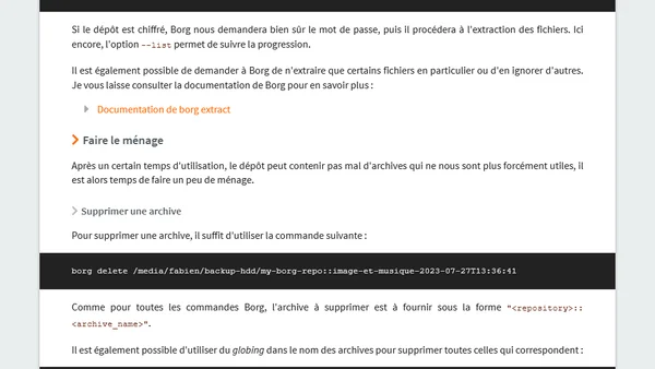 Présentation de BorgBackup, l'un des meilleurs outils de sauvegarde disponibles sous Linux