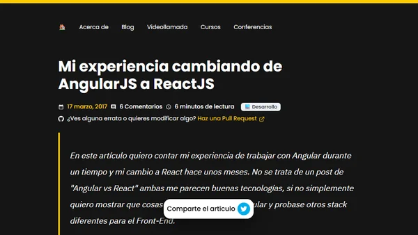 Mi experiencia cambiando de AngularJS a ReactJS