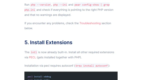 Migrate your local PHP 7.2 setup to Homebrew v1.5