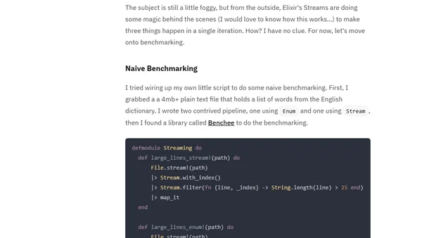 Learning About Streams in Elixir