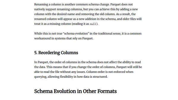 All About  Parquet Part 04 - Schema Evolution in Parquet