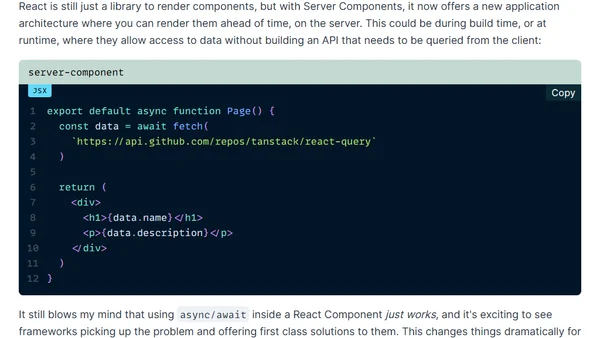 You Might Not Need React Query