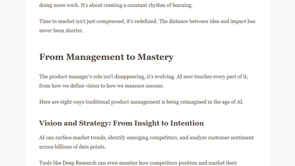 Intentionally Human: Product Managers in the AI Era