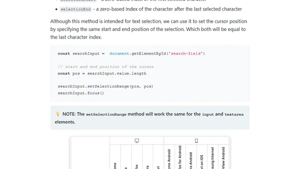How to place cursor at the end of the text field with JavaScript