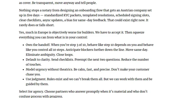 Regulation Isn’t the European Trap — Resignation Is