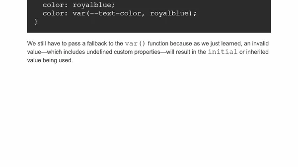 Getting started with CSS Custom Properties