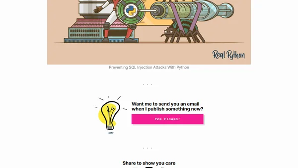 Preventing SQL Injection Attacks With Python