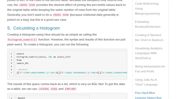 Five Hard-Won Lessons Using Hive