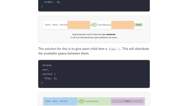 Building Website Headers with CSS Flexbox
