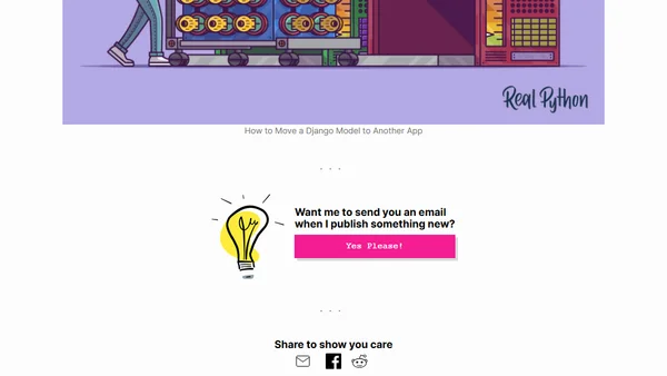 How to Move a Django Model to Another App