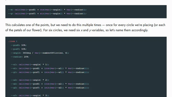Radial Gradients and CSS Trigonometric Functions