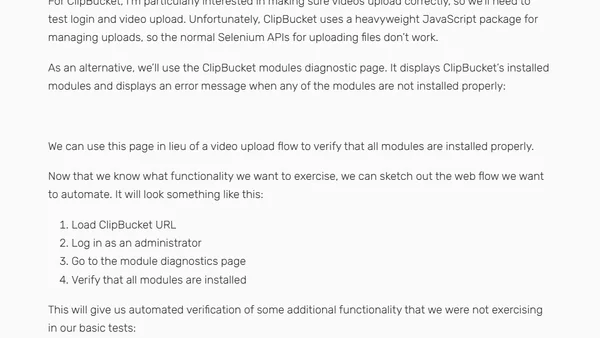 Testing Ansible Web App Roles with Selenium