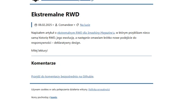 Ekstremalne RWD