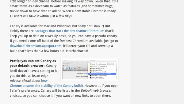 Chrome Canary for Developers