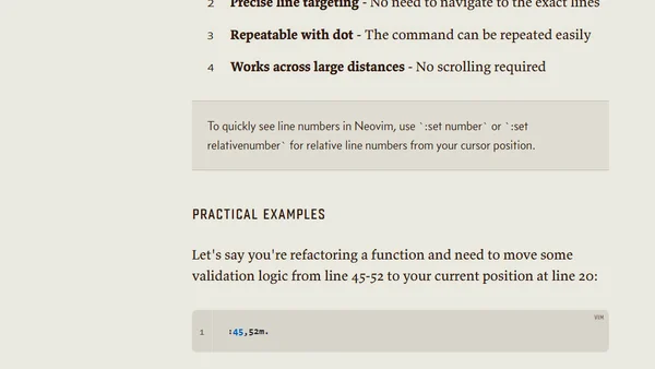 Neovim Line Manipulation: Copy and Move Like a Pro