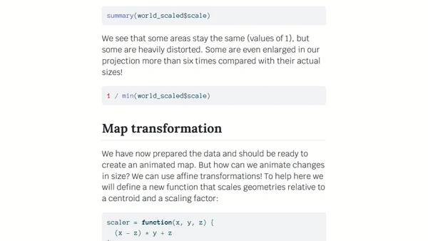How much our maps are distorted?