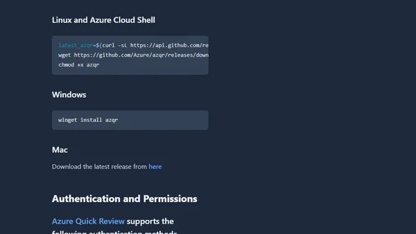AZQR: Azure Quick Review