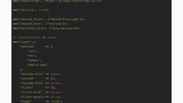 Déployer un projet PHP depuis un monorepo