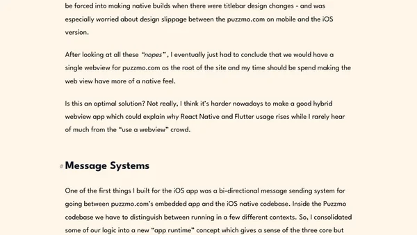 Shipping the iOS App