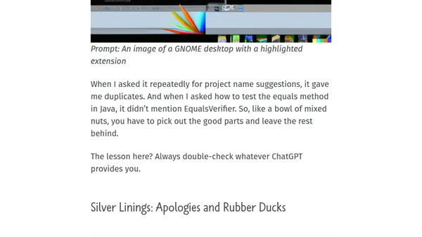 My Adventure with ChatGPT: A Developer’s Perspective