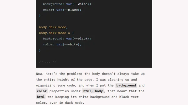A use-case for CSS :has()