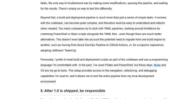 10 quality lessons from almost three decades of software development