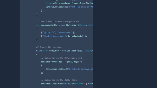 Step by step: Kafka Pub/Sub with Docker and .Net Core