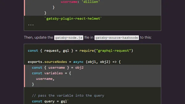 How to Build a Gatsby Source Plugin, using Hashnode as an example