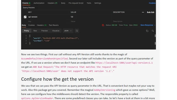 API Versioning in ASP.NET Core made easy