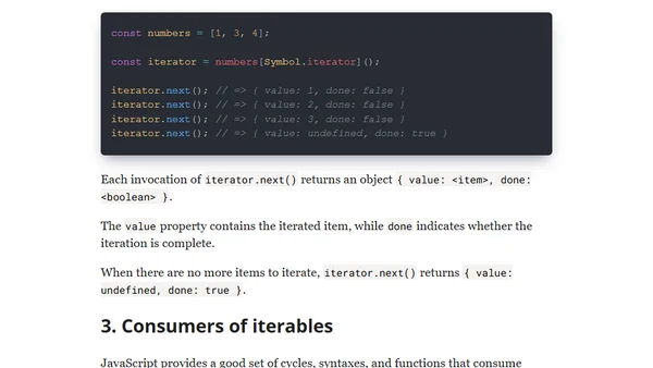 A Simple Explanation of JavaScript Iterators