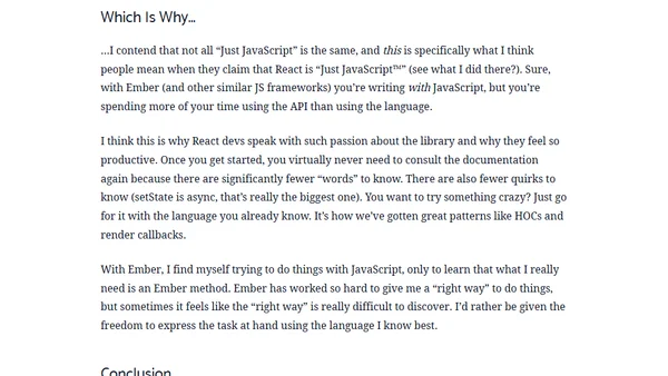 Not All &ldquo;Just JavaScript&rdquo; is the Same