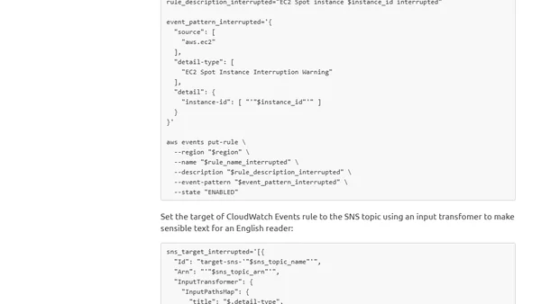 Replacing EC2 On-Demand Instances With New Spot Instances