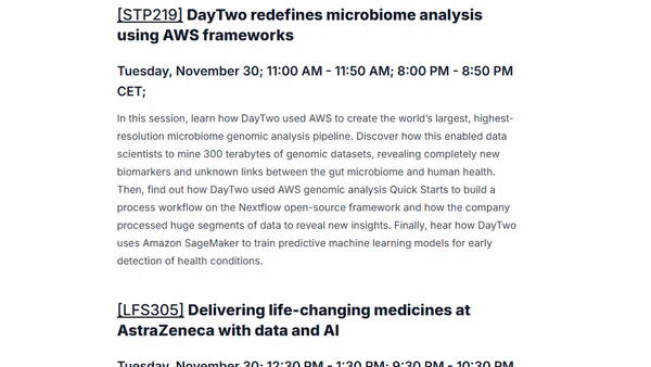 A remote guide to re:Invent 2021 machine learning sessions