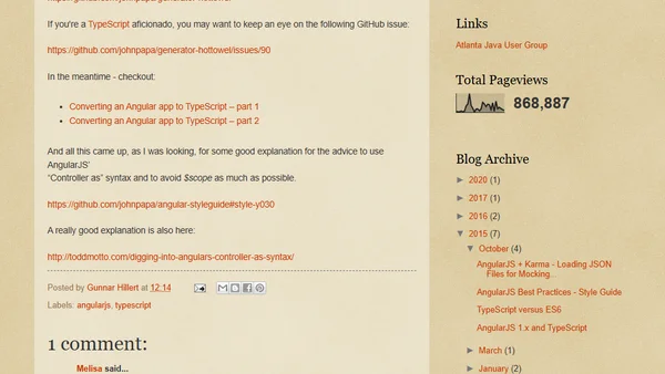AngularJS Best Practices - Style Guide