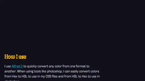 Tools I use for learning and using colors
