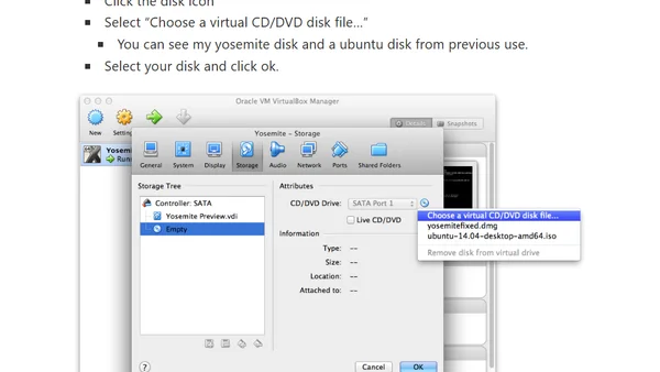 How to install OS X Yosemite Developer Preview Beta in Virtualbox