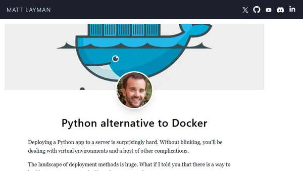 Python alternative to Docker