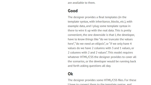 Designer Developer Relations