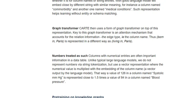 CARTE: toward table foundation models