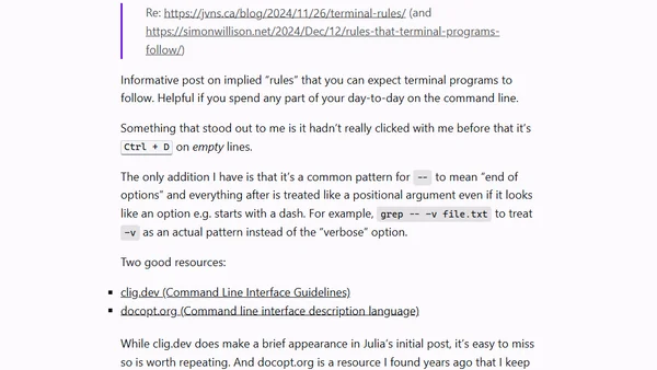 Re: “Rules” that terminal programs follow