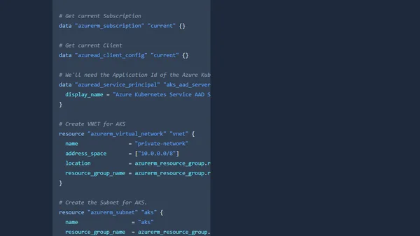 AKS: Disable local accounts with Terraform