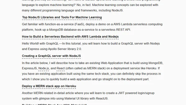My Top Tutorials in Web Development and React Native in 2018