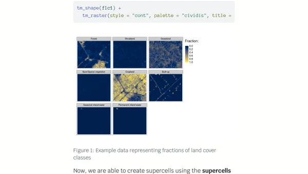supercells: universal superpixels algorithm for applications to geospatial data
