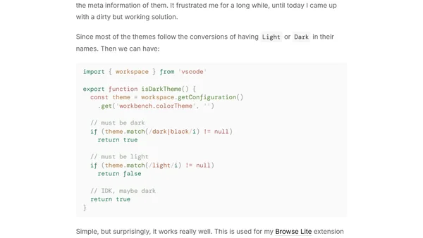 Color Scheme for VS Code