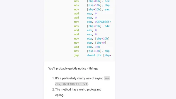 A look at the Windows Phone JIT compiler