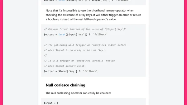 Shorthand comparisons in PHP