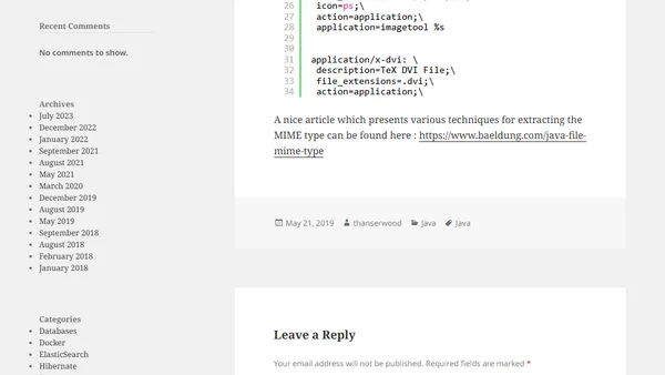How to get a file’s MIME Type in Java
