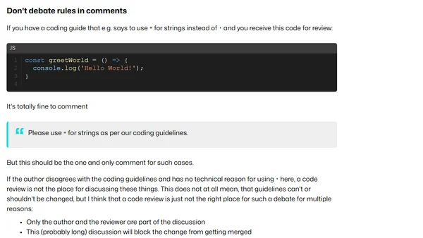 Code Reviews, don't make it personal