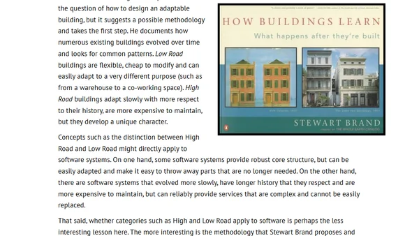 On architecture, urban planning and software construction